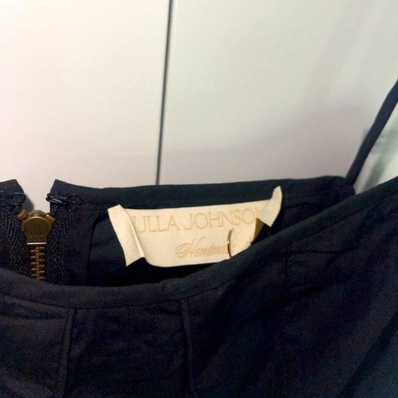 Ulla Johnson Black Midi Dress with Gold Accents - Picture 10 of 10